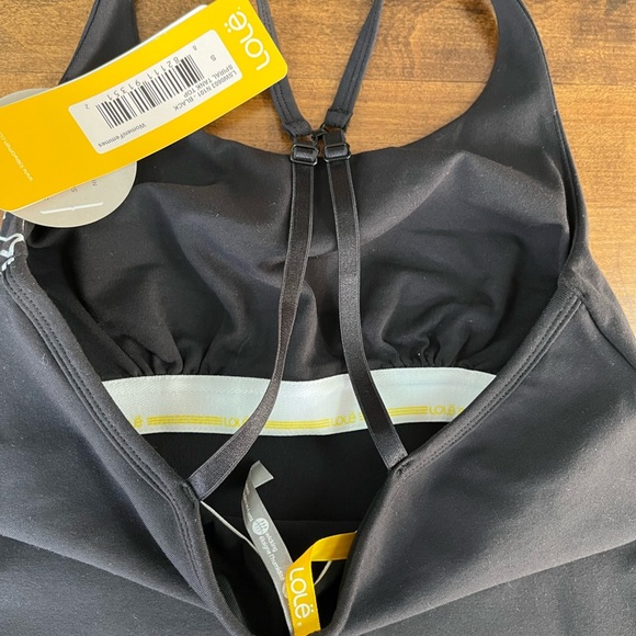 NWT Lole spiral tank top with built in bra, SML - Picture 5 of 7